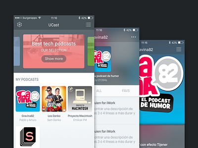UCast – Podcasts app for iOS ios iphone podcast podcasting podcasts ucast