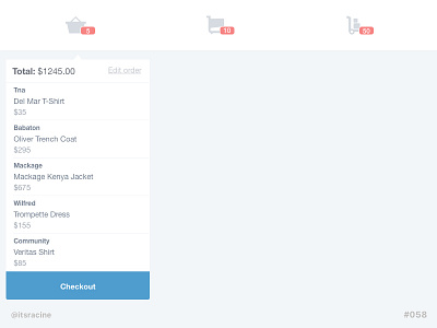058 - Shopping Cart .sketch 058 dailyui freebie shopping cart sketch