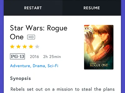 Itunes Store Movie Detail app blue concept games grey ios iphone itunes movie music profile purple