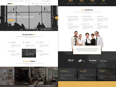 InteriArt - Furniture & Interior WordPress Theme Ver 1 apartment architecture decor decoration design furniture house indoor interior living modern room