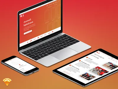 LCD FIX Budapest angle design flat landing page mockup responsive sketch ui ux website