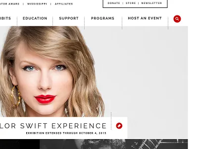 Grammy Museum L.A. css grammy header html icon mast music navigation newsletter search tickets website