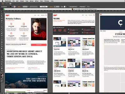 Creating some rules adobe article blog illustrator layouts magazine portfolio template work