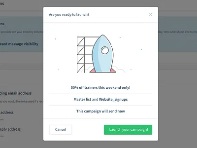 Campaign Scheduling Illustrations delight drag and drop editor email illustration marketing personality product