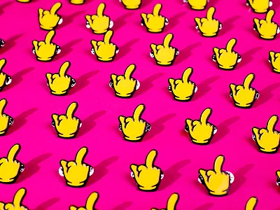 Have A Nice Day 5d 85mm art direction illustration mickey pin pop art simpsons soft enamel