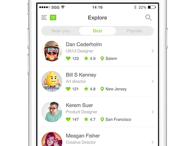 Explore the best animation app design flat ios lettering light minimal type typography ui ux