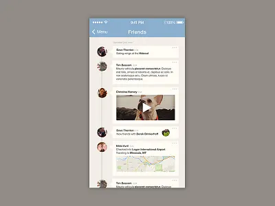 Activity Feed 47 activity daily ui feed social ui