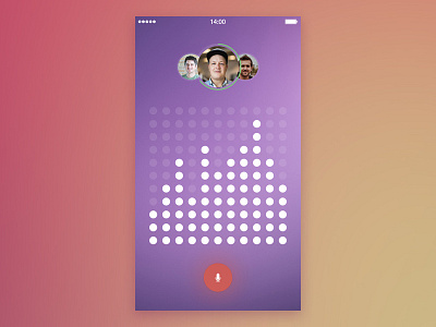 Voice Authentication app authentication button icons ios mobile social ui ux