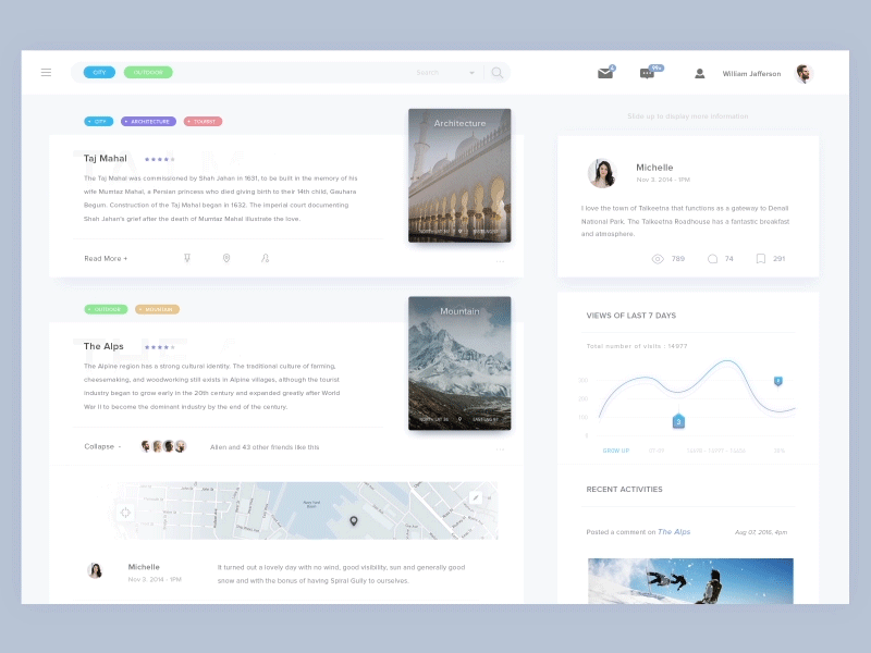Tofind Concept Web Preview app card chat comment concept dialogue map navigation social travel ui ux