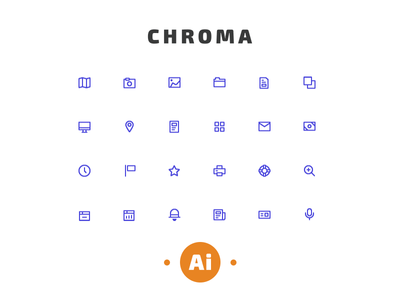 Chromaicon Test Pack budi icon chromaicon filled free icon set freebie icon icon set mono