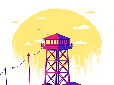 Firewatch firewatch forest trees