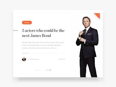 Article Box (Lifestyle Magazine) article clean colors magazine modern typography ui