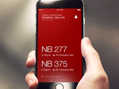 Caltrain Status App bay area caltrain commute map metro schedule status train transport transportation urban