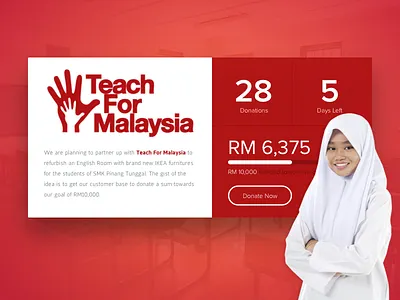 Bemalas Donation Campaign campaign concierge donation landing page ui user interface website