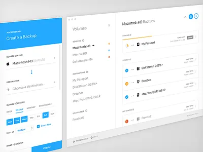 Substance app backup clean concept design mac minimal native ui ux