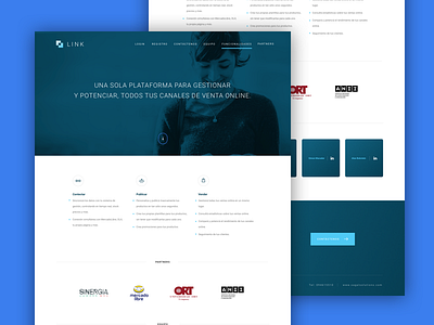 Landing Page interface style ui ui elements ux