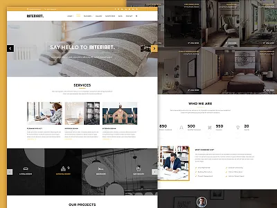 InteriArt Theme - Business ver apartment architecture decor decoration design furniture house indoor interior living modern room