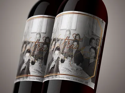 Contrada Wine Label italian label packaging wine