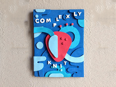 Complex body complex craft foam heart paper type