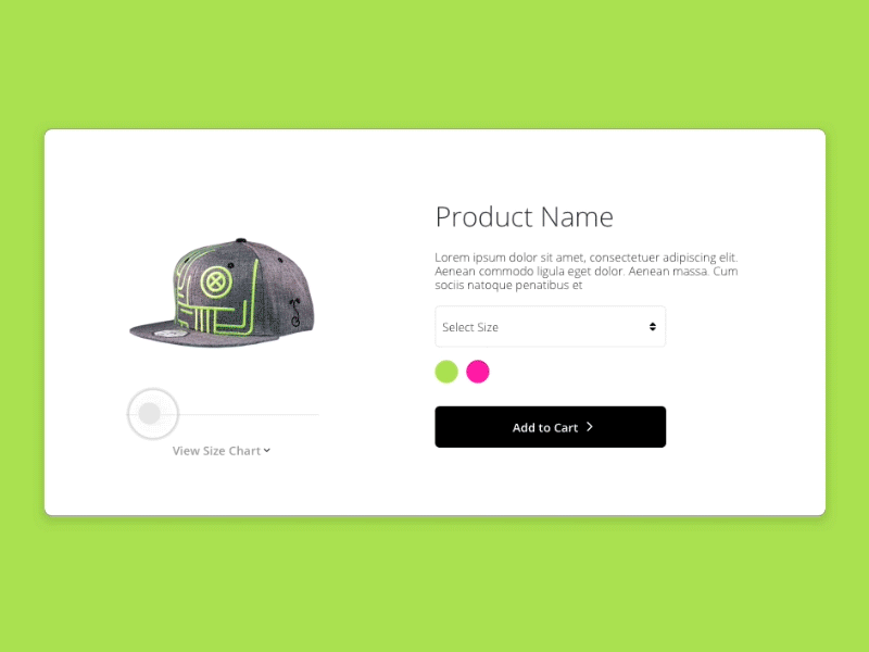 Week 2 - Product Module - #WeeklyUIChallenge animated daily ui principle product page sketch ui web design weekly ui challenge