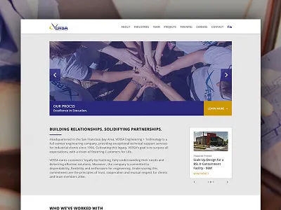 Engineering Website Launch engineering responsive website