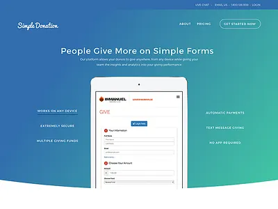 WIP Donation App app donation finance money