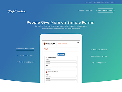 WIP Donation App app donation finance money