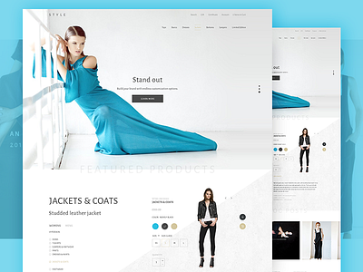 Style Fashion bigcommerce ecommerce fashion minimal shop shopping store theme website