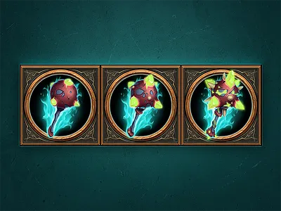 Mace icons concept crystal fire glow icon illustration mace weapon