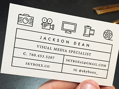 Example of Business Card