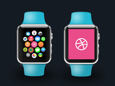 Dribbble iWatch Concept clean concept dribbble iwatch minimalistic ui ux wireframes