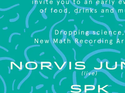 Poncho SXSW party abstract aperçu idlewild pattern squiggles sxsw typography