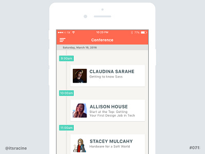 071 - Schedule .sketch 071 dailyui freebie ios mobile schedule app sketch