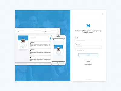 Login Page form login minimal simple ui web