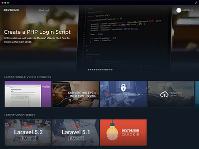 Dev/Design Video Subscription Service (Netflix) course devdojo developer screencast tutorial