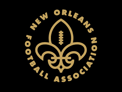 Football-de-lis and black des fleur football gold lis new orleans saints