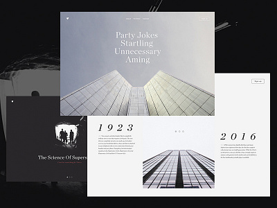 Vinice creative designer landing page personal portfolio ui webdesign website