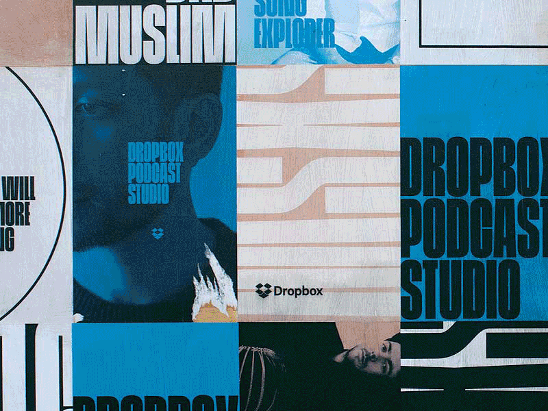 Dropbox Podcast Studio dropbox posters sxsw