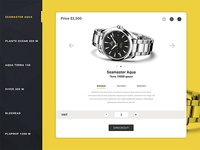 Product details 02 checkout dailyui design flat store watch