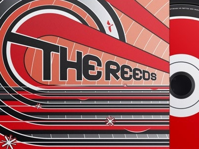 CD Sleeve for The Reeds: All is Not Lost art cd case design cd jewel case christian christian music illustration red black reeds