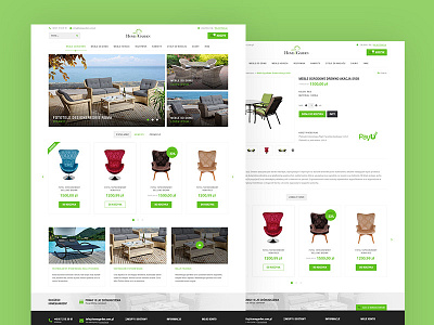 Home Garden ecommerce furniture garden shop store ui web website