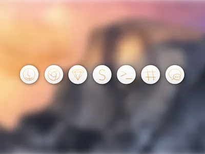 custom OS icons design development icons illustration mac minimal os sketch slack sublime