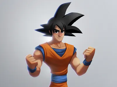 Goku Disney Infinity disney dragonball goku illustration infinity samuel suarez toy