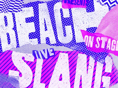Beach Slang grunge paper pattern poster punk texture