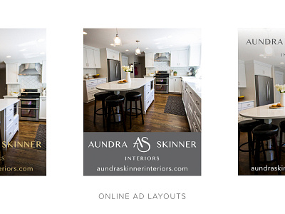Aundra Skinner Interior Online Ads ad aundra skinner branding design logo marketing