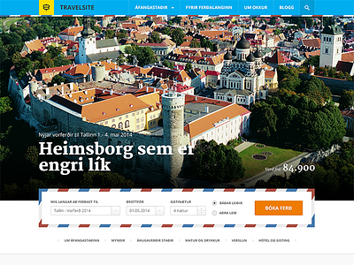 Travel website booking tallin tourism tours travel