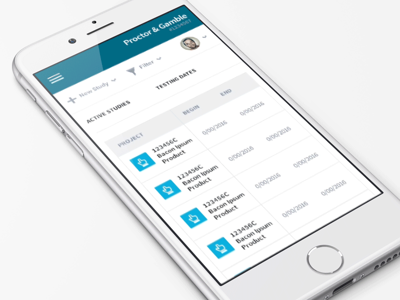 Mobile Dashboard application clean dashboard flat ios principle ui ux web app