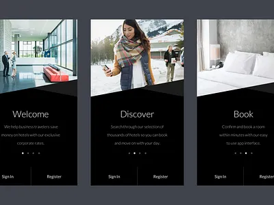 Welcome Tour app ios tour