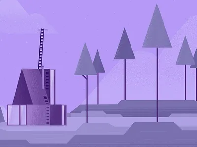 Keep your head in the clouds cloud dream grass grunge house ladder landscape sky texture tree vector wilderness