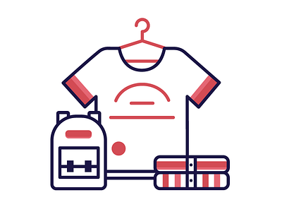 Apparel - Restyled apparel illustration shirt